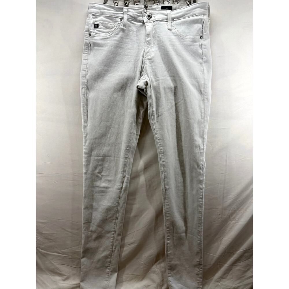 AG Adriano Goldschmied THE LEGGING Bright White Super Skinny Jeans 28R